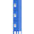 66" Blue Metal Locker For Office And High Gym Employee Home - Steel, Easy Assembly, Stable Base Government Offices Cold Rolled Pry Door, Air Vents