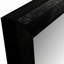 Miroir pleine grandeur, miroir de plancher noir