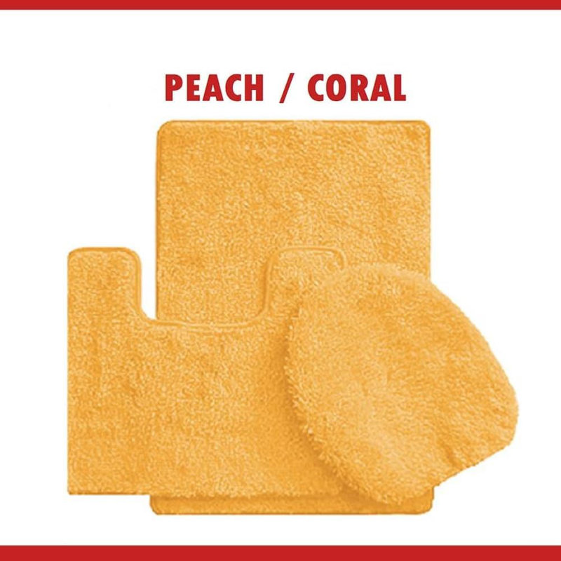 Ensemble de tapis de bain Mckeel, Corail