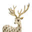Mocha Check Standing Deer