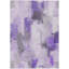 Tapis intérieur lavable abstrait ivoire 9 pi x 12 pi lavande et ivoire