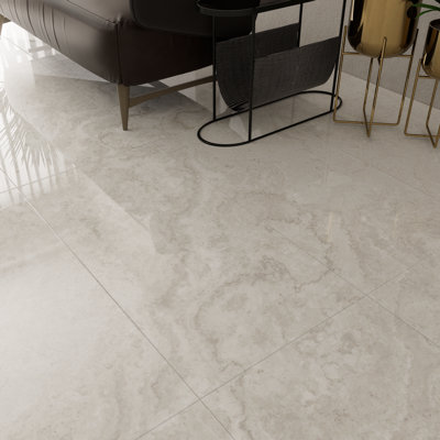 Nimbus 24" x 48" Natural Stone Look Polished Porcelain Tile