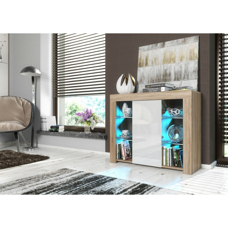 Bethellen Sideboard, Oak/White