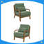 Chaise longue en bois durable et fonctionnelle-129879275