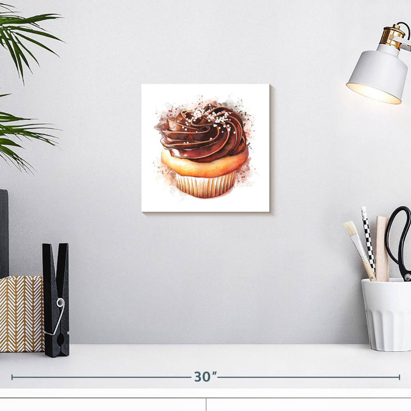 Petit gâteau aquarelle Yarlin, H 10 po x l 10 po
