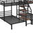 Wharton Kids Twin Over Twin Over Twin Bunk Bed-1101043234