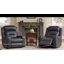 Fauteuil inclinable électrique double en cuir véritable avec repose-tête électrique Olathe-1431078770