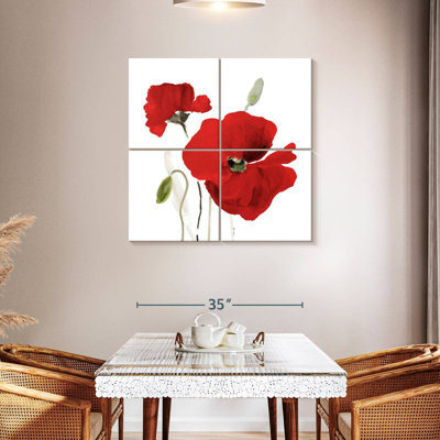 Harnek All Red Poppies I