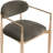 Riccio Performance Fabric Upholstered Dining Arm Chair-992955099-992955089
