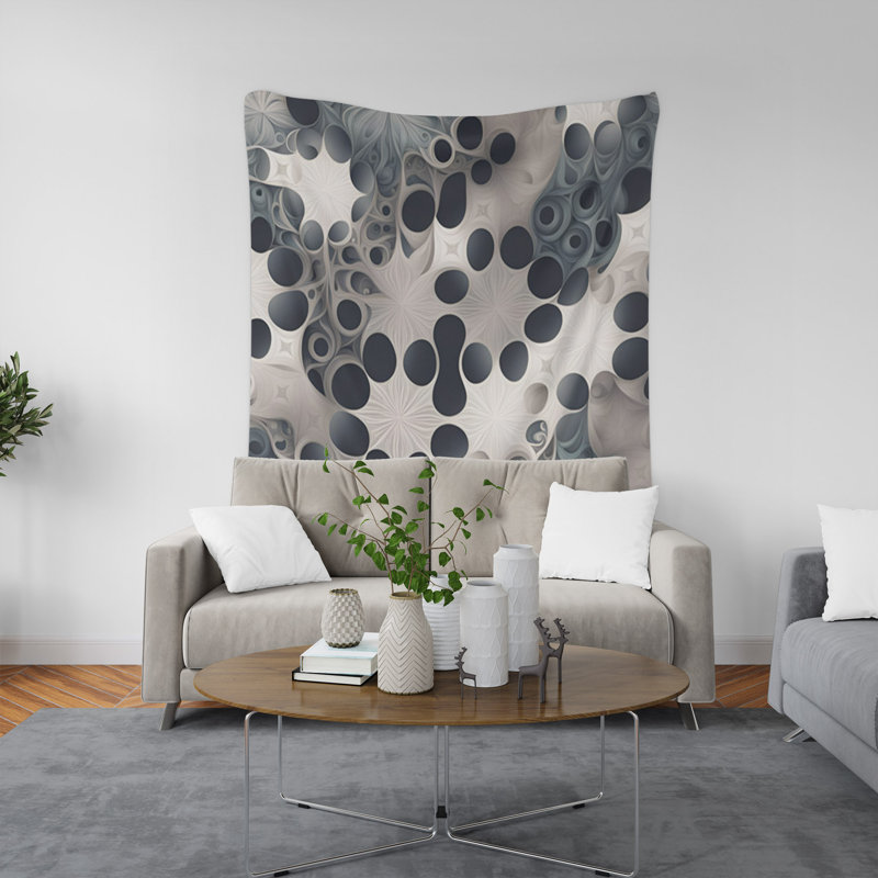Tapisserie murale, H 60 po x l 51 po x P 0,5 po