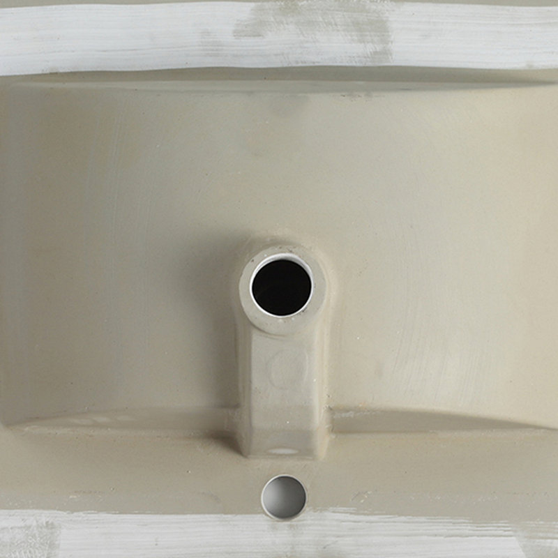 30 Inch Bathroom Ceramic Sink Basin, White