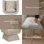 Fauteuil d'appoint pivotant en chenille moderne-689267909-694370555