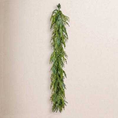 60" Uv Natural Touch Mixed Evergreen Garland