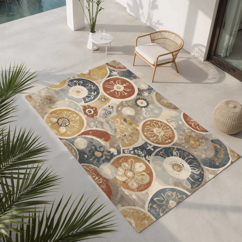 Tapis intérieur et extérieur Snappy Beam, Rectangle 1 pi 6 po x 2 pi 6 po