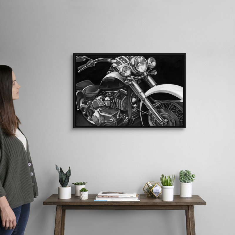 « Classic Sins I » par Ethan Harper, reproduction d’art, H 26 po x l 38 po x 1,75 po, Cadre noir