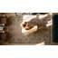 Tapis antique antique ivoire beige ivoire