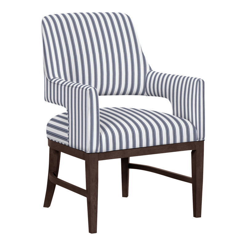 Chaise avec accoudoirs Josie Grande, Perigold excel denim, Tabac