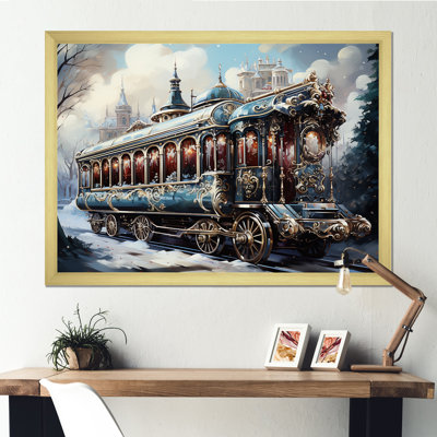 Christmas Train Journey I - Train Wall Art
