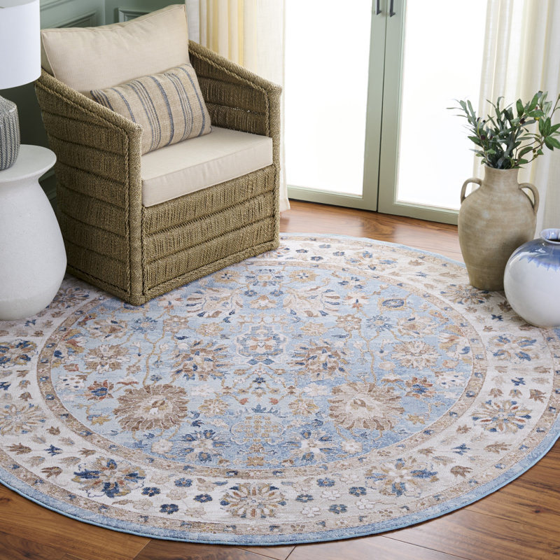 Ellwood 214 Performance Oriental Rug, Round 6'5"
