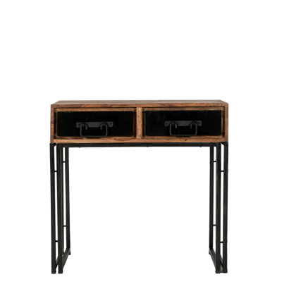 Lehoux 80cm Solid Wood Console Table