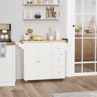 Cusson Wood Kitchen Island