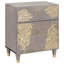 50cm W Solid Wood Bedside Table