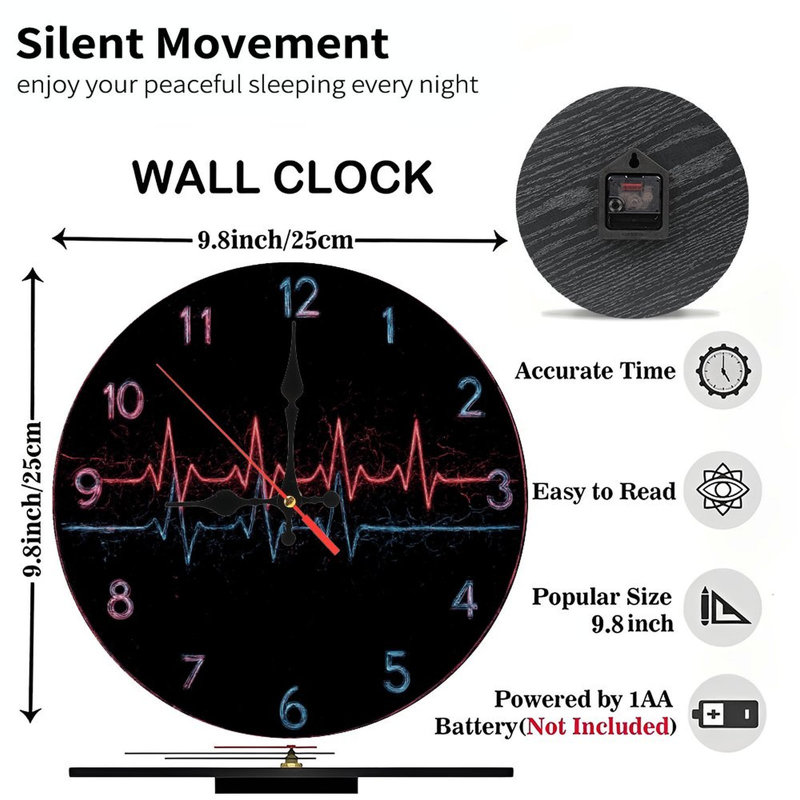 Horloge néon