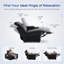 Upholstered 80 " Leather Match Power Reclining L-Shaped Corner Sectional