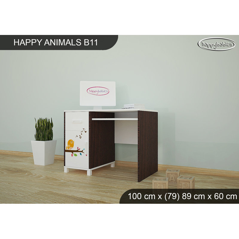 100cm Writing Desk, Chestnut