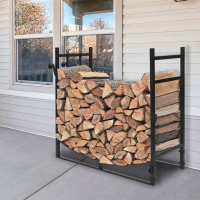 Armetrice 33.07'' W Metal Log Rack