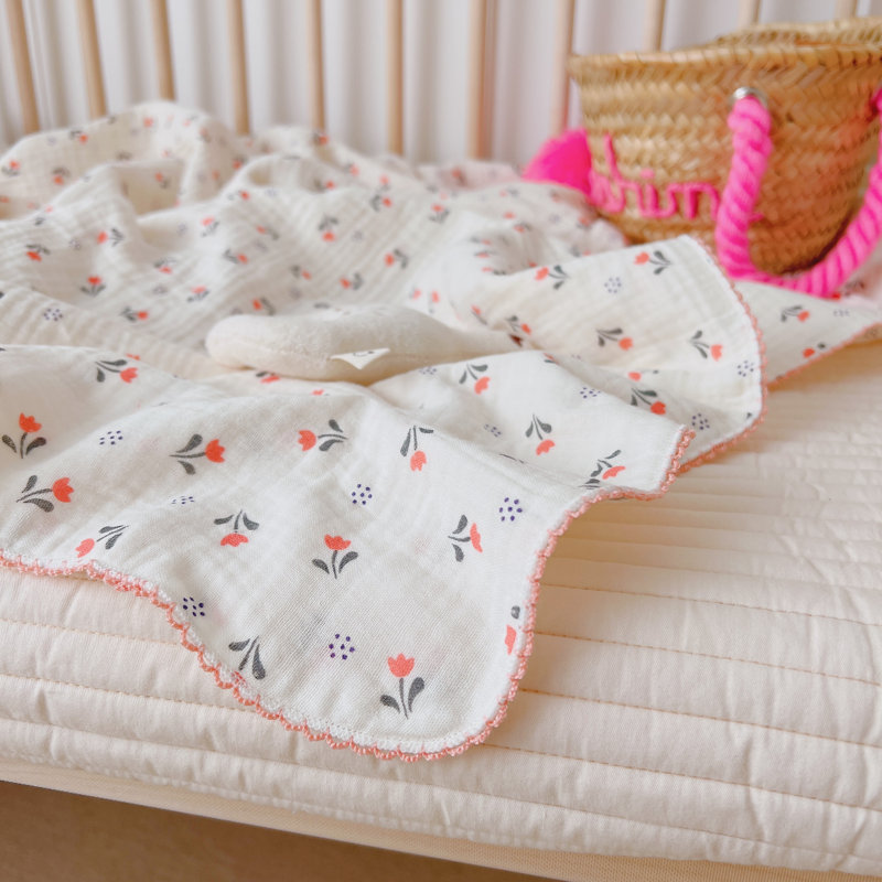 Couverture mignonne pour bébé en coton