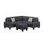 Canapé modulaire 6 pièces, gris