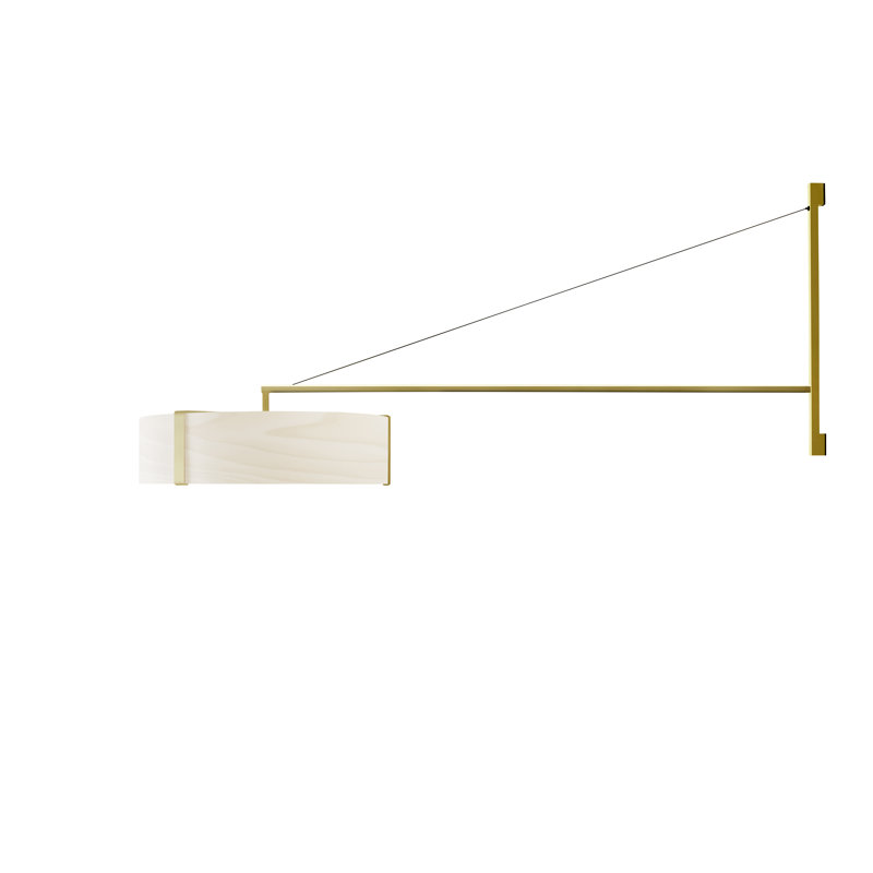 Thesis 1 - Light LED Swing Arm, Matte Black, Ivory White, 3000K