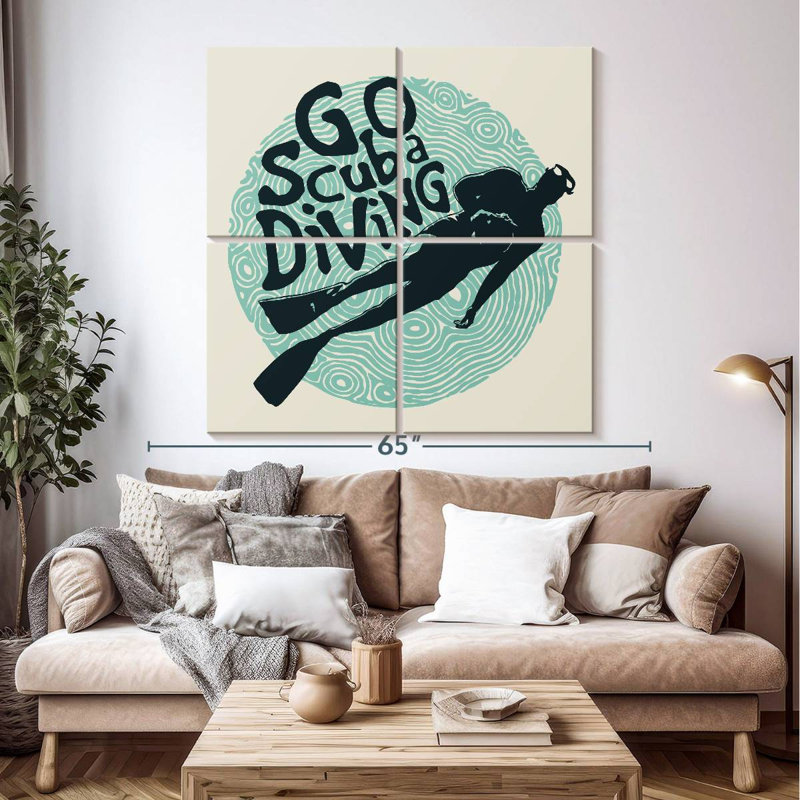 Senne Go Scuba Diving, H 50 po x l 50 po