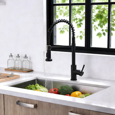 Robinet de cuisine sans contact avec pulvérisateur rétractable, robinet de cuisine à capteur de mouvement