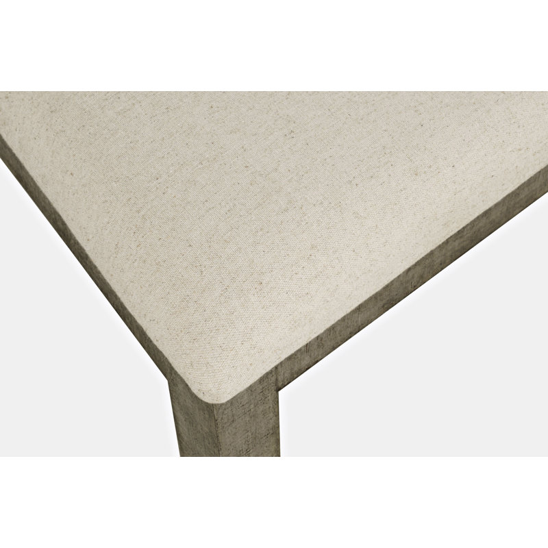 Ensemble de salle à manger extensible en bois de pin massif Fahrettin, Gris, 11 pièces: table, 10 chaises
