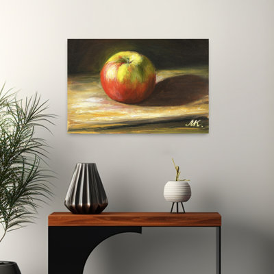 Vibrant Apple Still Life Classic Organic Rustic Fruit Wall Art