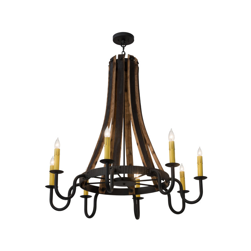 Rustic Lodge 8 - Light Chandelier