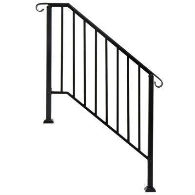 Outdoor 3 Level Iron Handrail