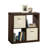 4-Cube Organizer, Brown Finish
