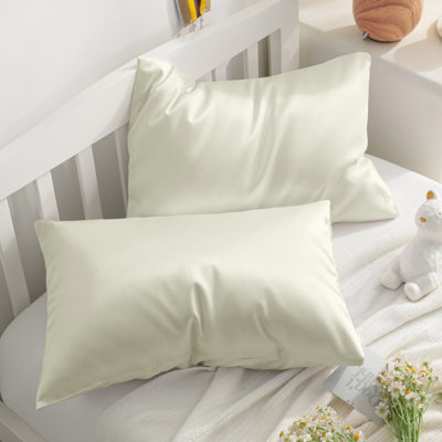 500 Thread Count Egyptian Cotton Sateen Pillow Covers with Envelope Closure, 13 x 18 Inch , Pillows Not Included