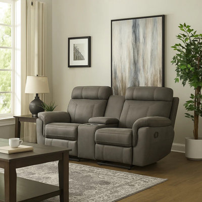 Saleana 76'' Pillow Top Arms Reclining Loveseat
