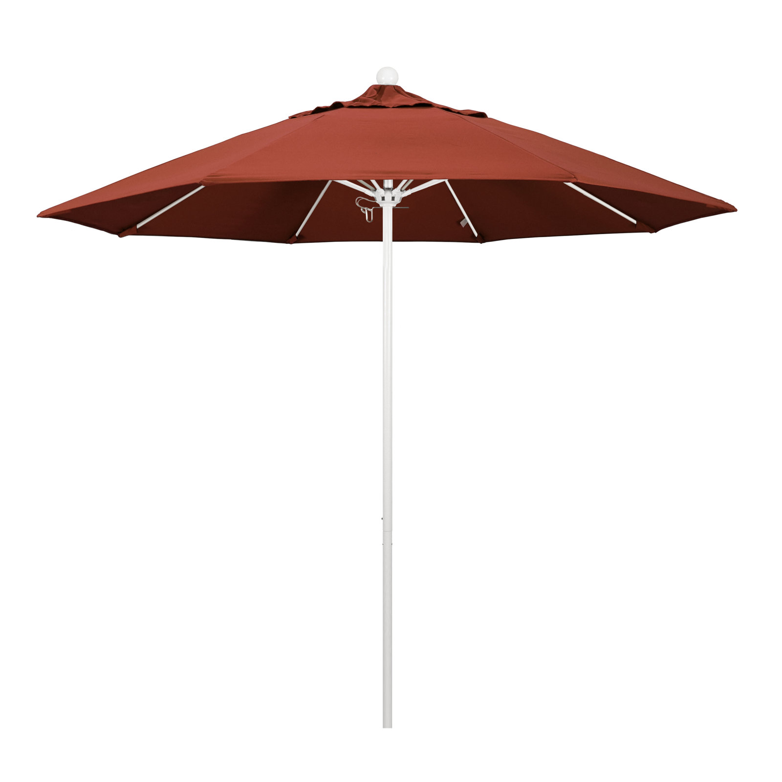 Maria 108'' Sunbrella® Outdoor Umbrella, Canvas Terracotta Sunbrella® Canvas, White