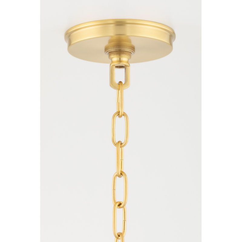 Howell 12 - Light Chandelier, Aged Brass