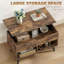 Lift Top Coffee Table with Storage