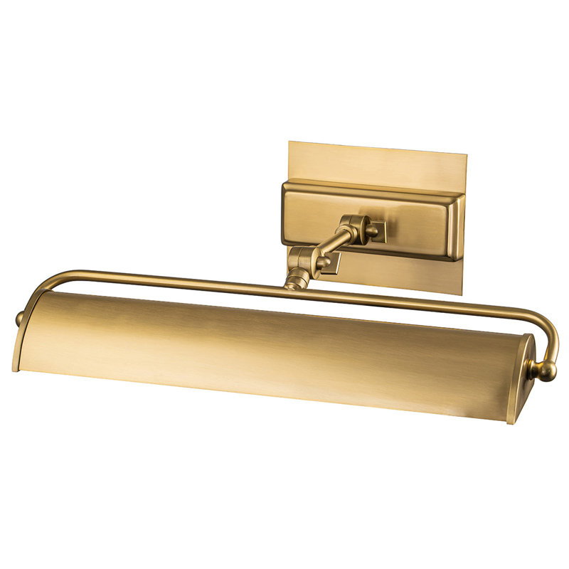 Winchfield Wall Mount Picture Light, Aged Brass