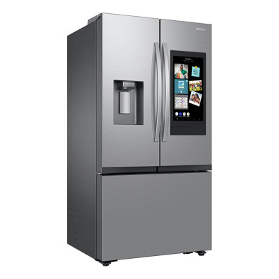 Samsung 25 cu. ft. Mega Capacity Counter Depth 3-Door French Door Refrigerator with Family Hub -  RF27CG5900SR