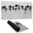 Abstract black trees - 15.75"x31.50" Desk mat