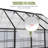 10' W X 16' D Aluminum Frame Polycarbonate Hobby Greenhous-116989904