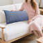 Coussin de chevet pour lit de nuit avec velours moelleux-132012245